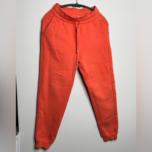 Lululemon Scuba High-Rise French Terry Warm Coral Orange - Picture 1 of 7
